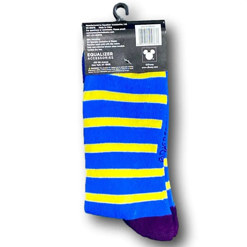 3/$20 Snow White & The Seven Dwarfs Funny Novelty Crew Socks - NWT